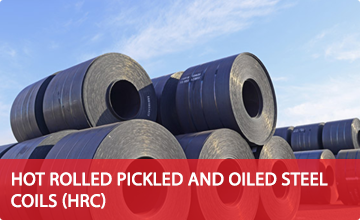 Hot Rolled Pickled And Oiled Steel Coils (HRC)