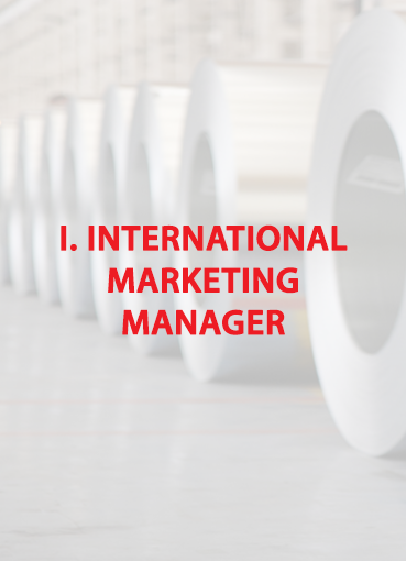 I. International Marketing Manager